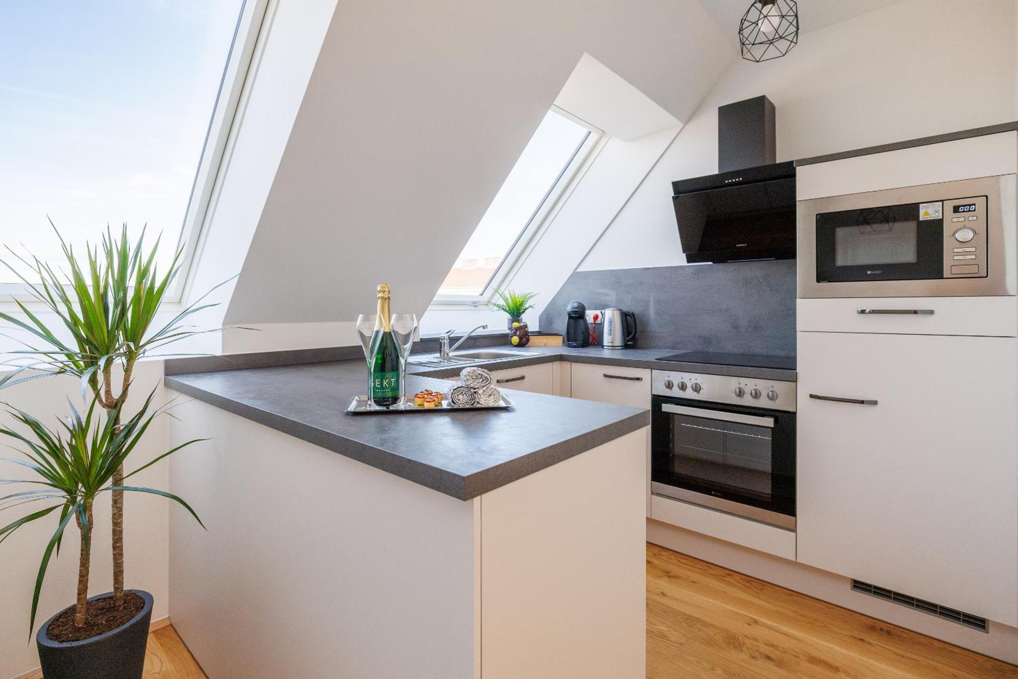 Symphony Apartments 38 - Modern Loft With Terrace And Grill In Central Location Vienna Esterno foto